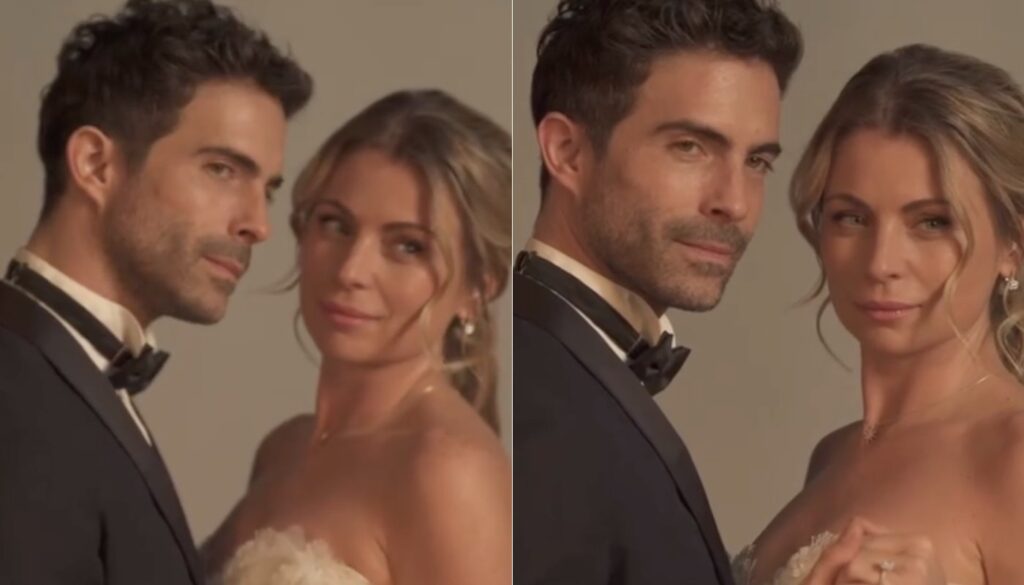 Osvaldo Benevides e Ludwika Paleta no filme "Noche de Bodas" (Crédito: Reprodução/Instagram @osvaldobenavides)