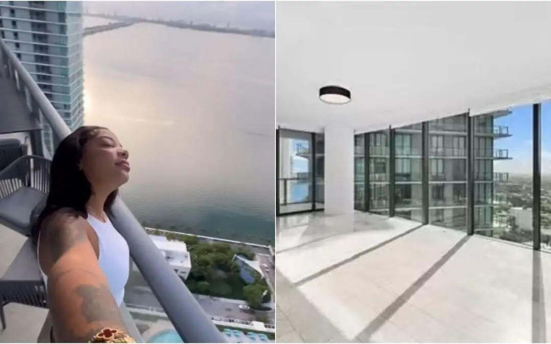 Apartamento de Ludmilla em Miami: imóvel luxuoso foi avaliado em R$ 13,5 milhões