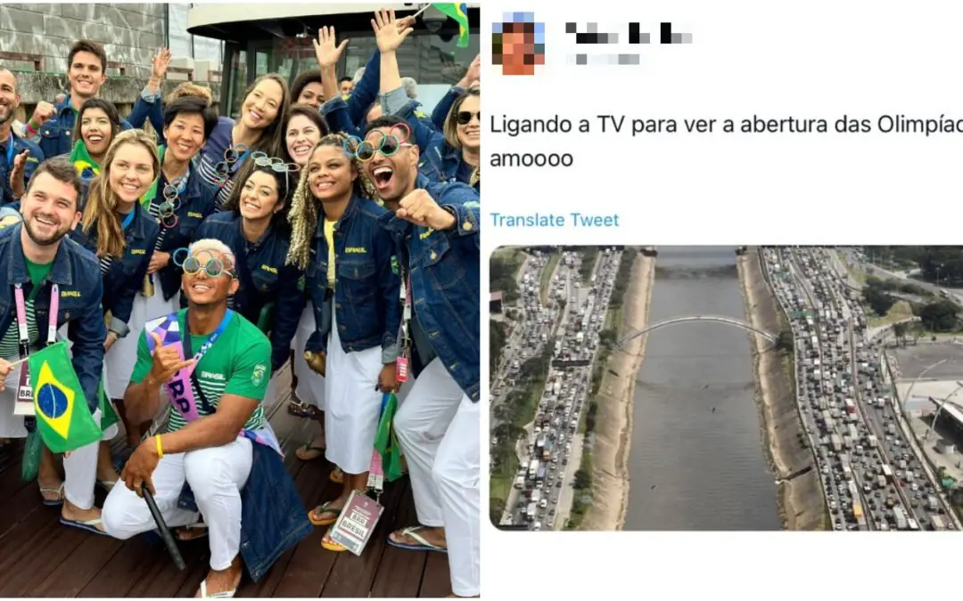 Uniforme brasileiro, paisagem parisiense e mais: os melhores memes da abertura das Olimpíadas
