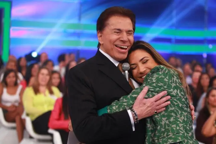 Patrícia Abravanel e Silvio Santos