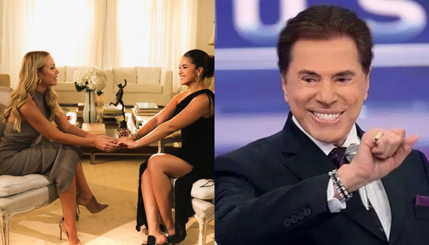 Maisa, Eliana e Silvio Santos