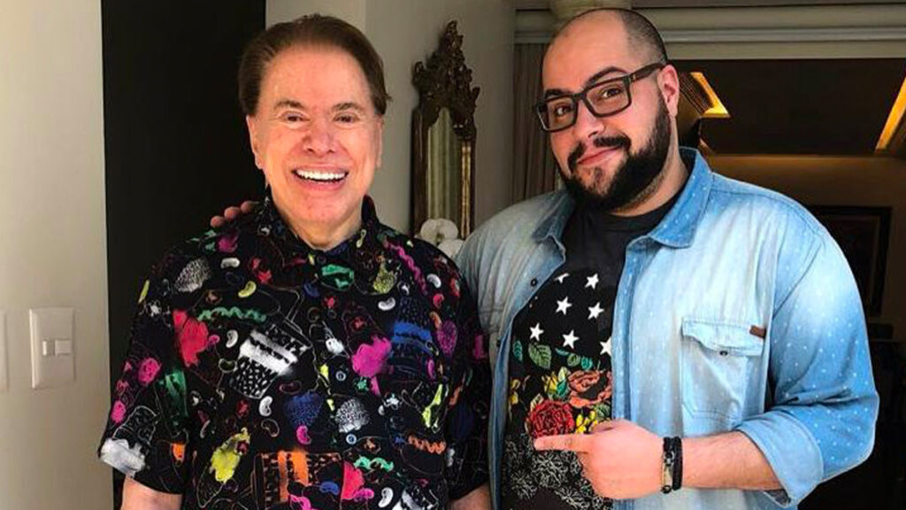 Silvio Santos e Tiago Abravanel