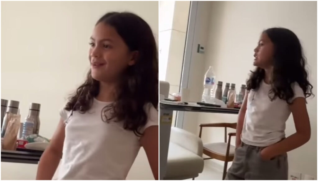 Preta Gil e a neta Sol