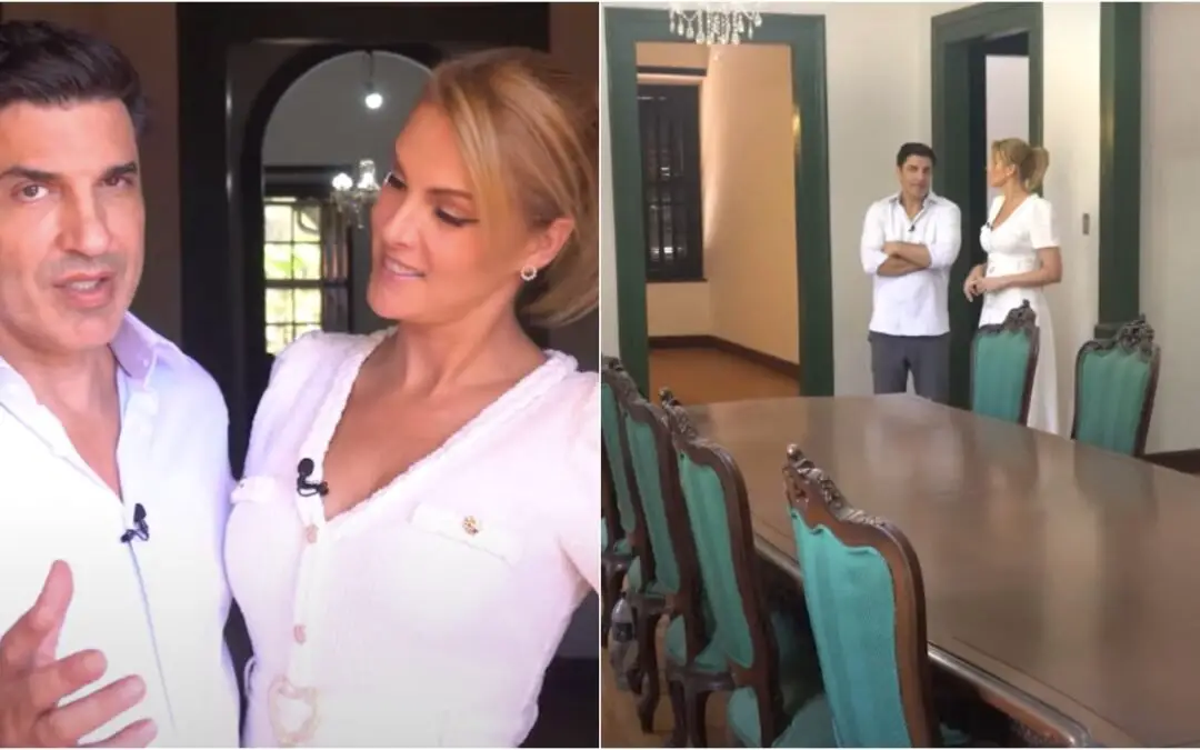 Ana Hickmann e Edu Guedes mostram casarão colonial que vão restaurar: Casa Gialla tem mais de 150 anos