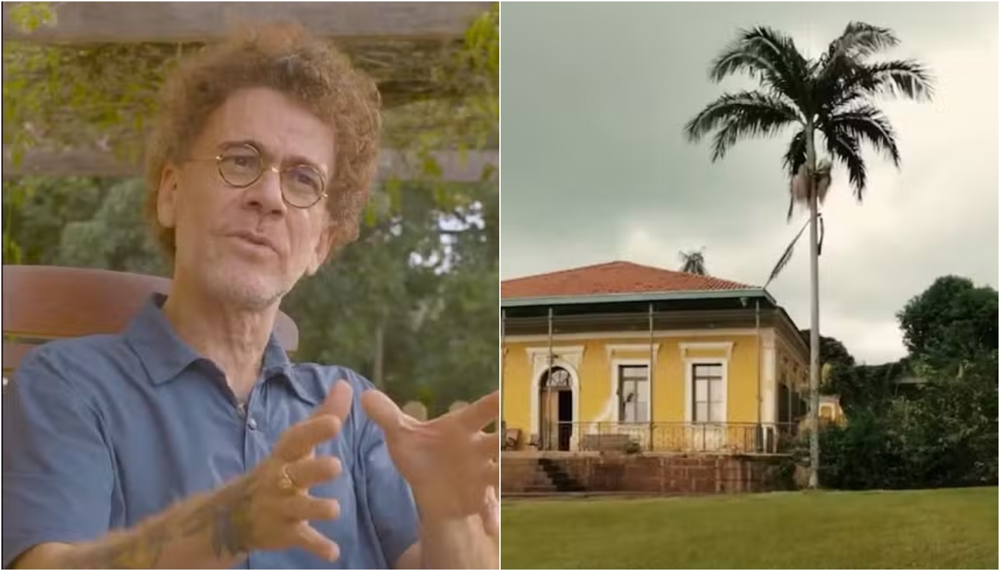 Fazenda de Nando Reis no interior de São Paulo tem capela e estufa para cultivo de cactos