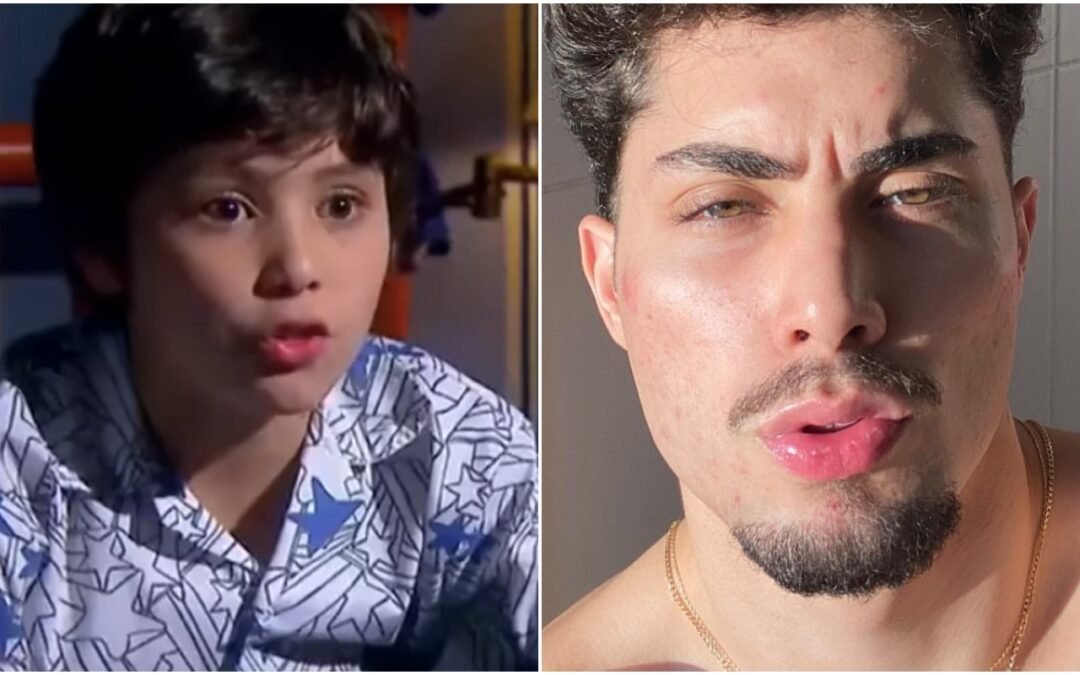 Antes e depois de Gui Vieira: como o ex-Chiquititas se transformou até chegar em “A Fazenda”