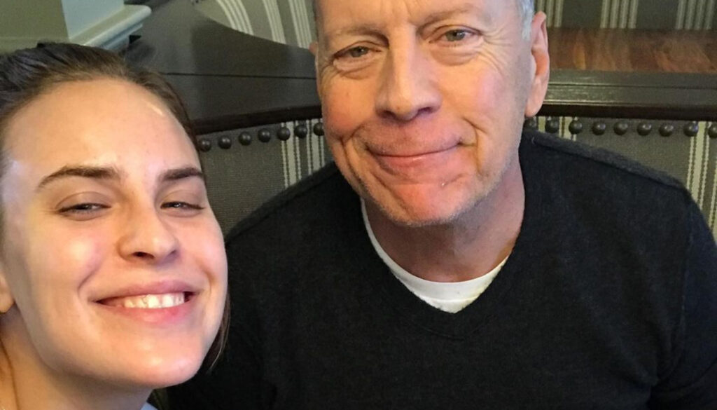 Bruce Willis e filha