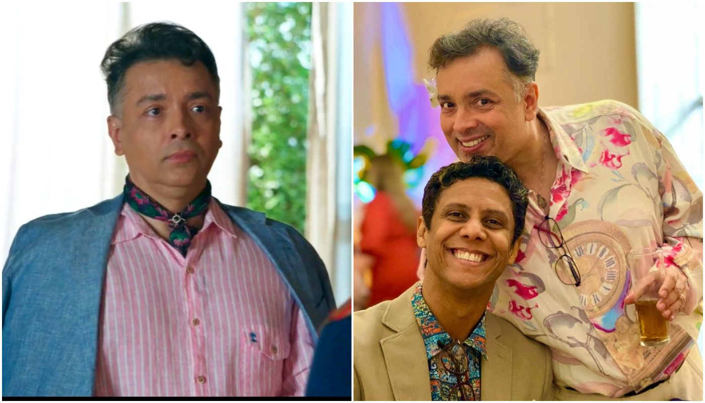 Ator presta homenagem ao marido em cena curtinha de “Volta Por Cima”: relação já tem 20 anos