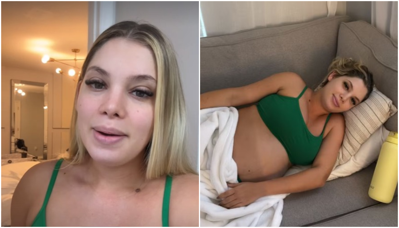 Influenciadora no Furacão Milton