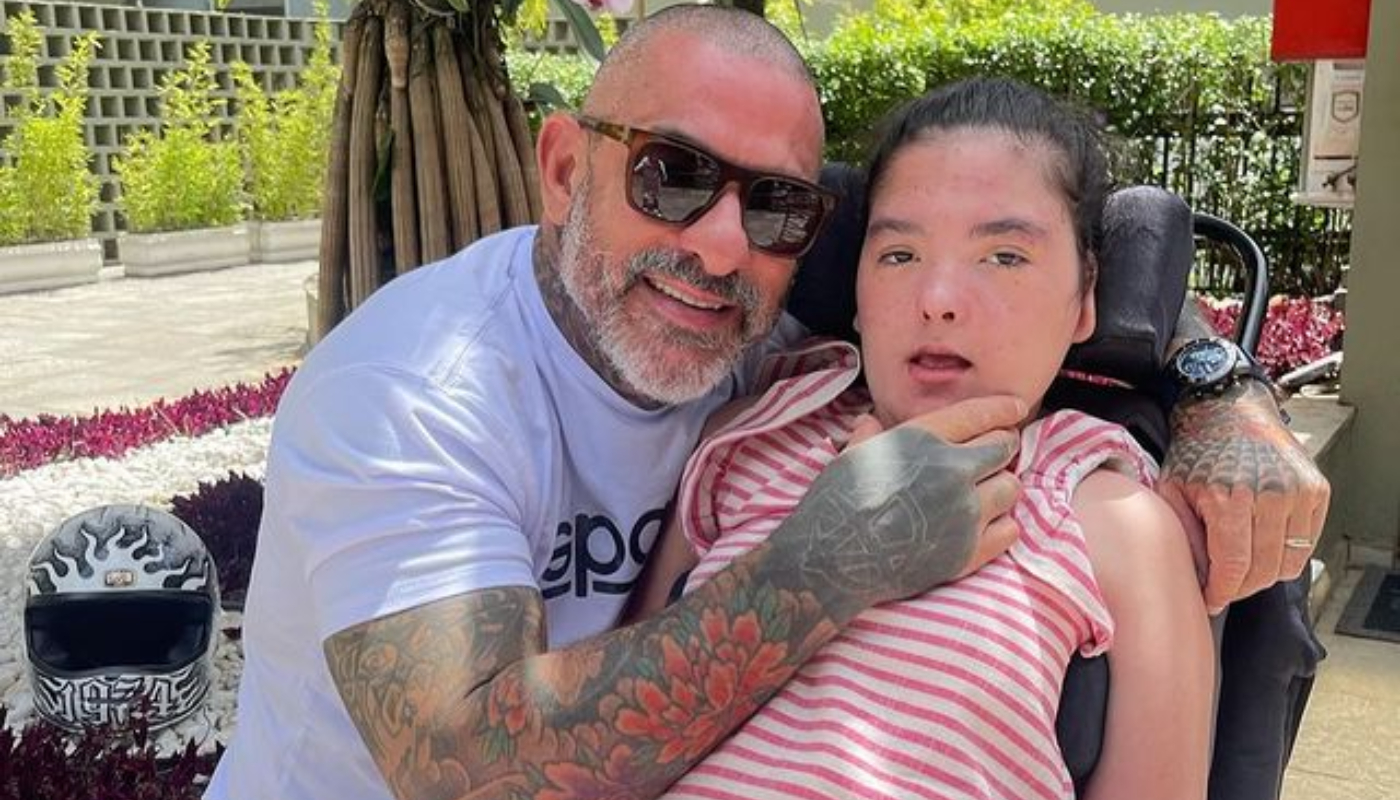 Henrique Fogaça e a filha, Olívia