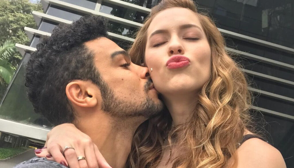 Sérgio Malheiros e Sophia Abrahão