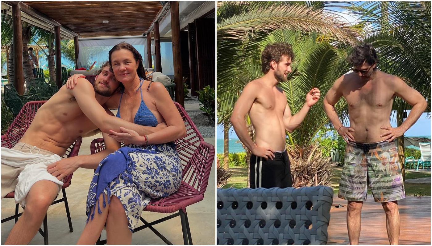 Felipe Ricca, Adriana Esteves e Vladimir Brichta