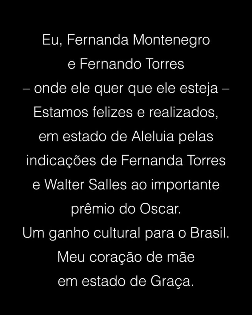 post fernanda montenegro