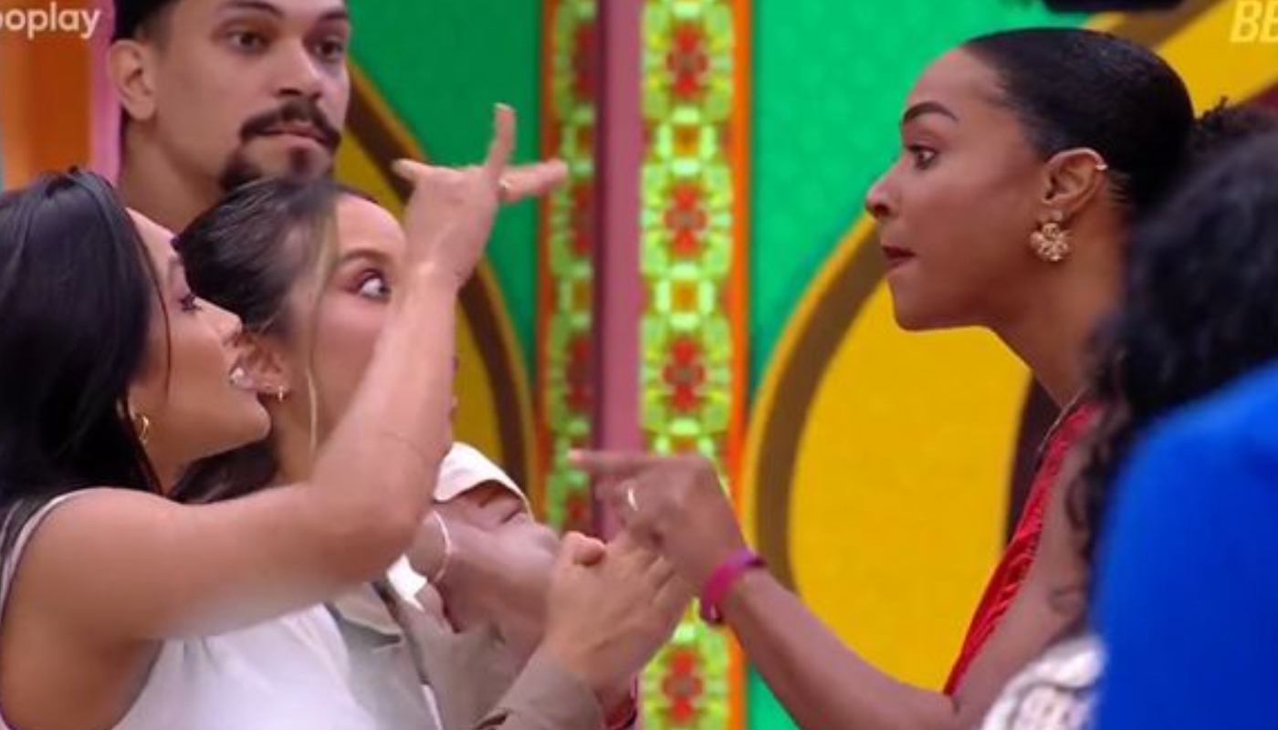BBB 25: Aline chama Renata e Eva de “voz de gralhas” em meio a briga
