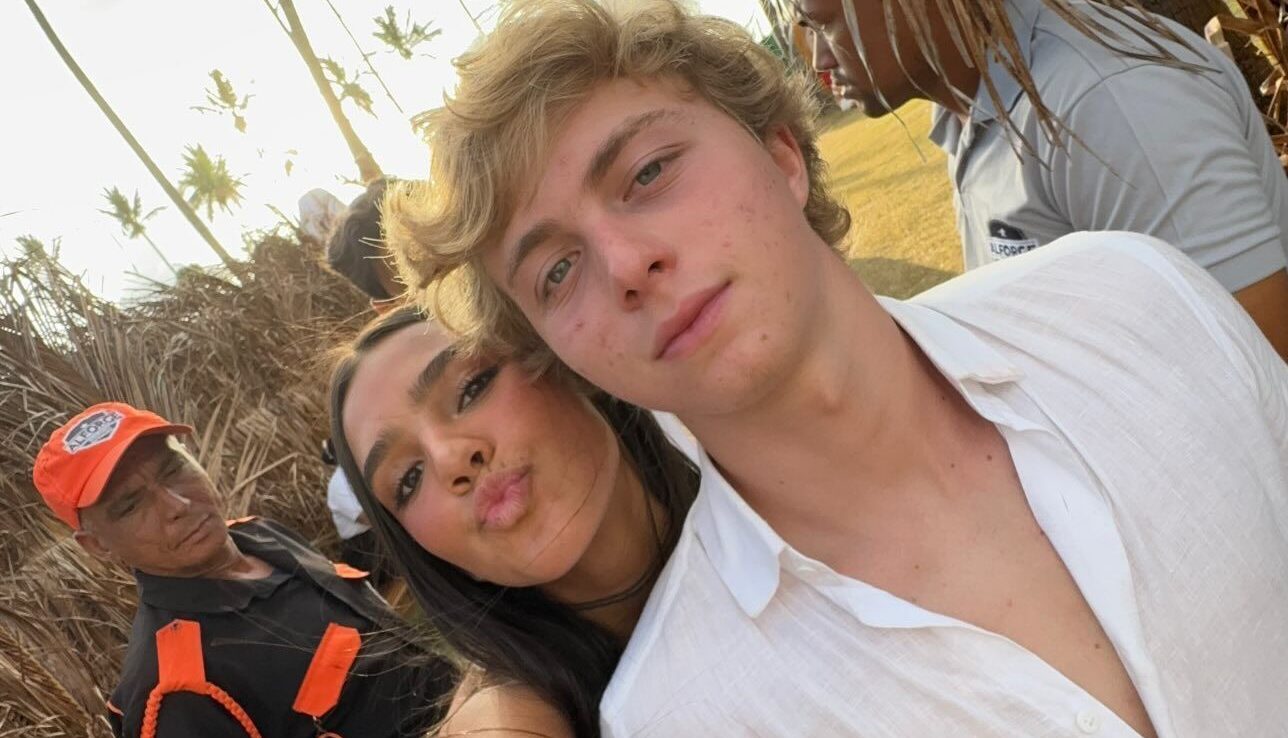 Namorada de Benício Huck, filho de Luciano e Angélica, revela como conheceu namorado: “Fiquei dando fora”