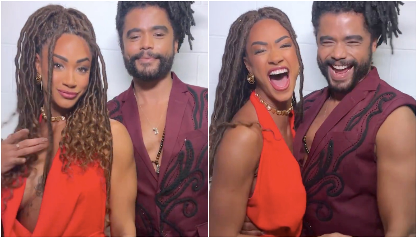 Aline e Diogo se reencontram e clima de romance divide opiniões do público: “Muita química”