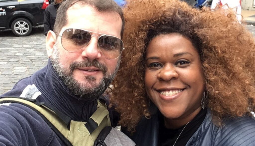 Cacau Protásio e o ex-marido, Janderson Pires