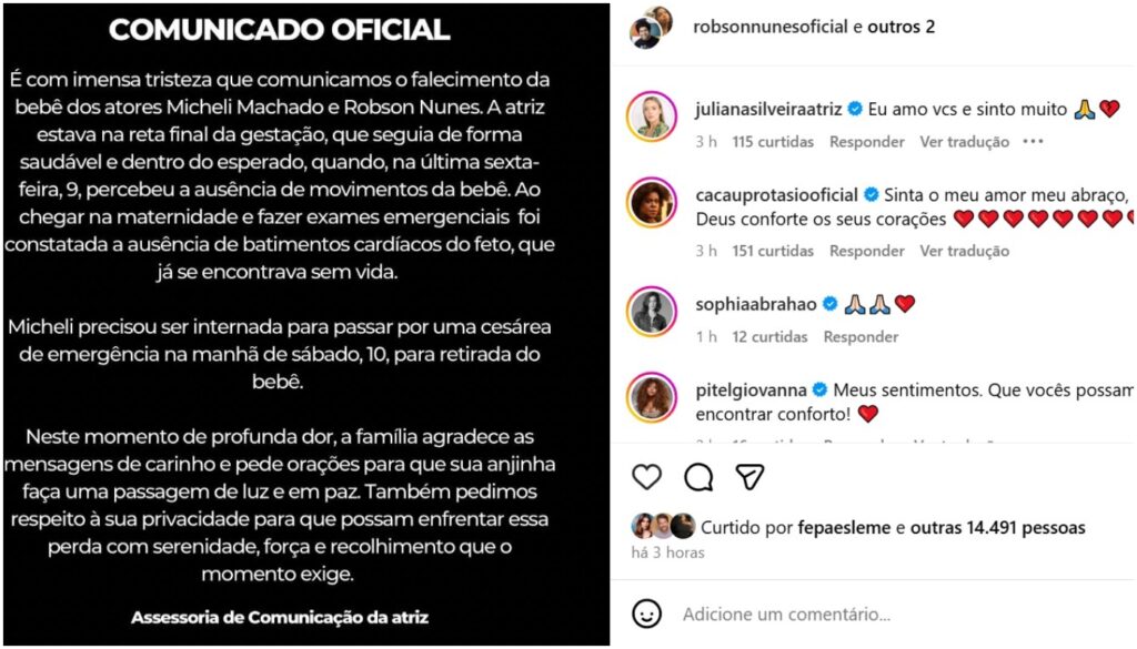 robson nunes e micheli machado