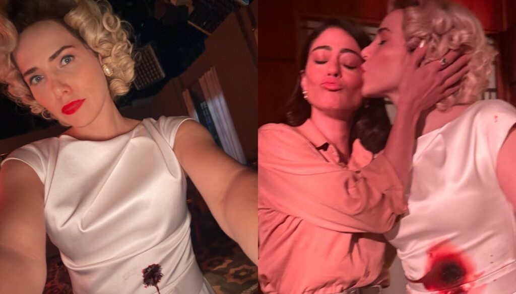 Letícia Colin postou bastidores da morte de Zélia (Crédito: Reprodução/X)