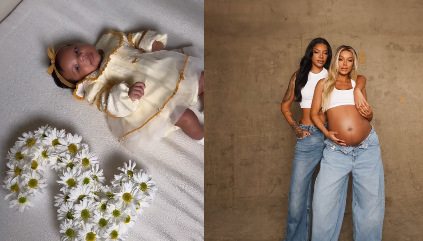 Zuri, filha de Brunna Gonçalves e Ludmilla. (Créditos: Reprodução / @brunnagoncalves)