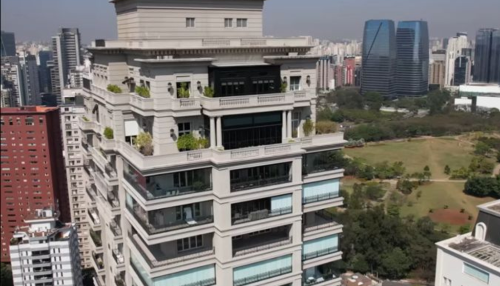 Cobertura antiga do apresentador Faustão é vendida. (Créditos: Reproduçãp / Construtora São José)