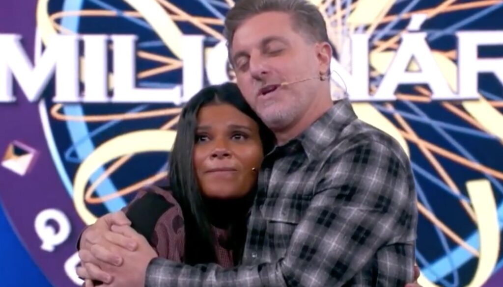 Eliza chega à "pergunta do milhão" no "Domingão com Huck" (Crédito: Reprodução/Globoplay)