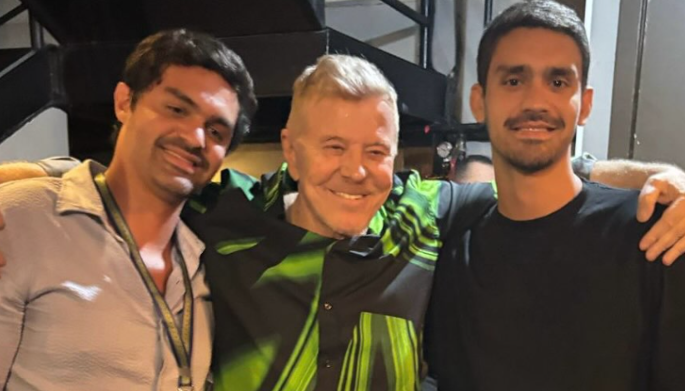 Miguel Falabella e filhos. (Créditos: Reprodução / @miguelfalabellareal)