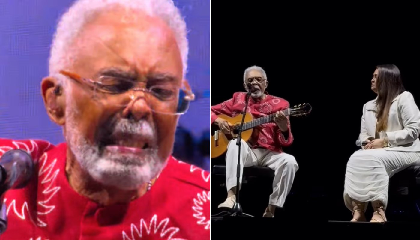 Gilberto e Preta Gil cantam juntos em São Paulo (Crédito: Reprodução/Instagram @gilbertogil)