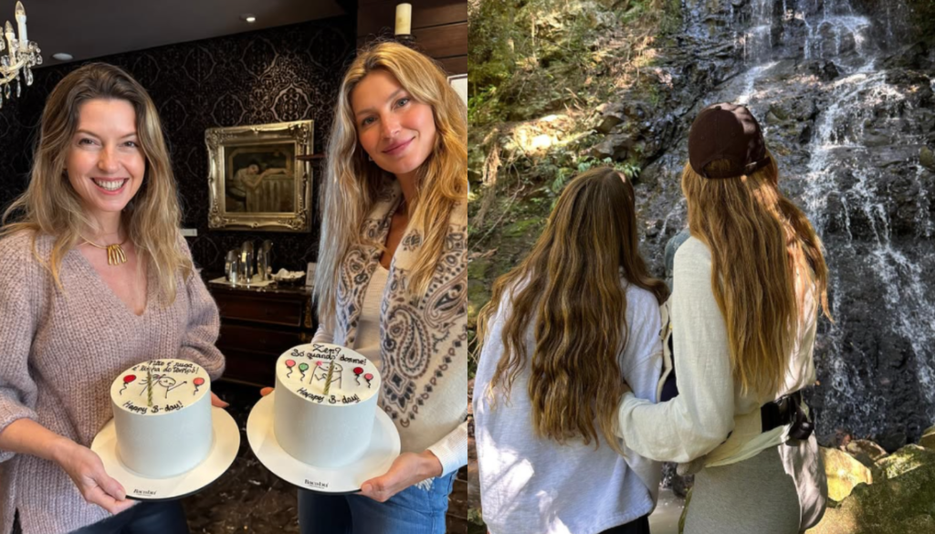Gisele Bündchen sua irmã e filha. (Créditos: Reprodução / @gisele)