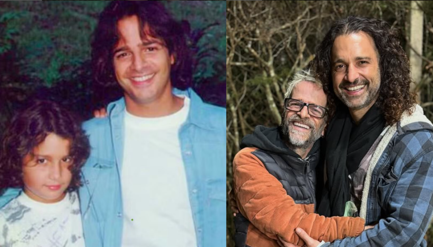 Daniel Ávila e Felipe Martins, atores de "A Viagem". (Créditos: Reprodução / @danielravila)