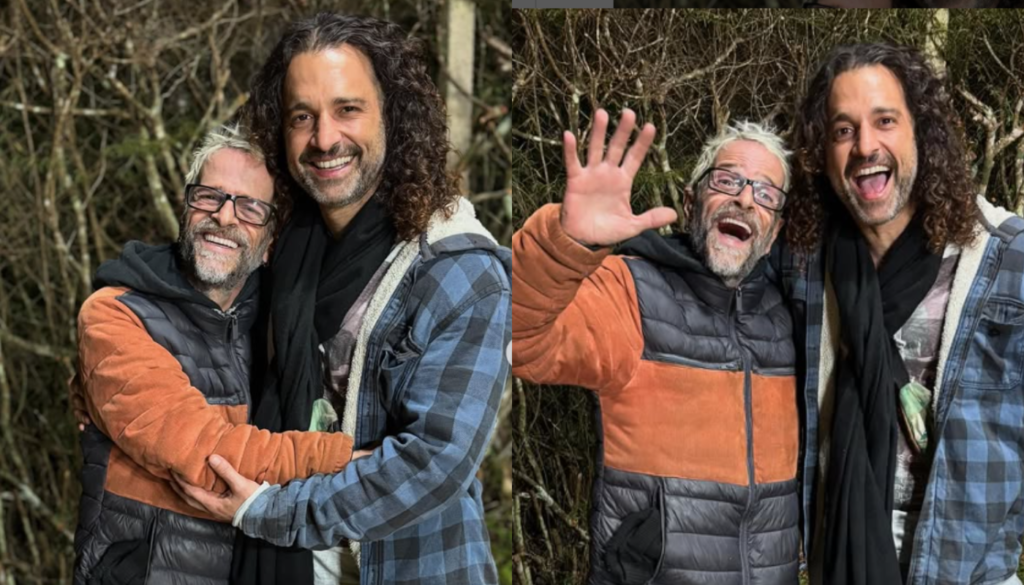 Atores de "A Viagem", Daniel Ávila e Felipe Martins. (Créditos: Reprodução / @danielravila)