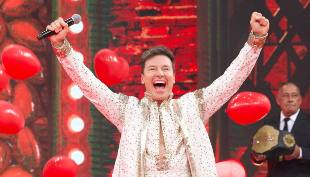 Apresentador Rodrigo Faro. (Créditos: Reproduçãpo / Globo/ Manoella Mello)