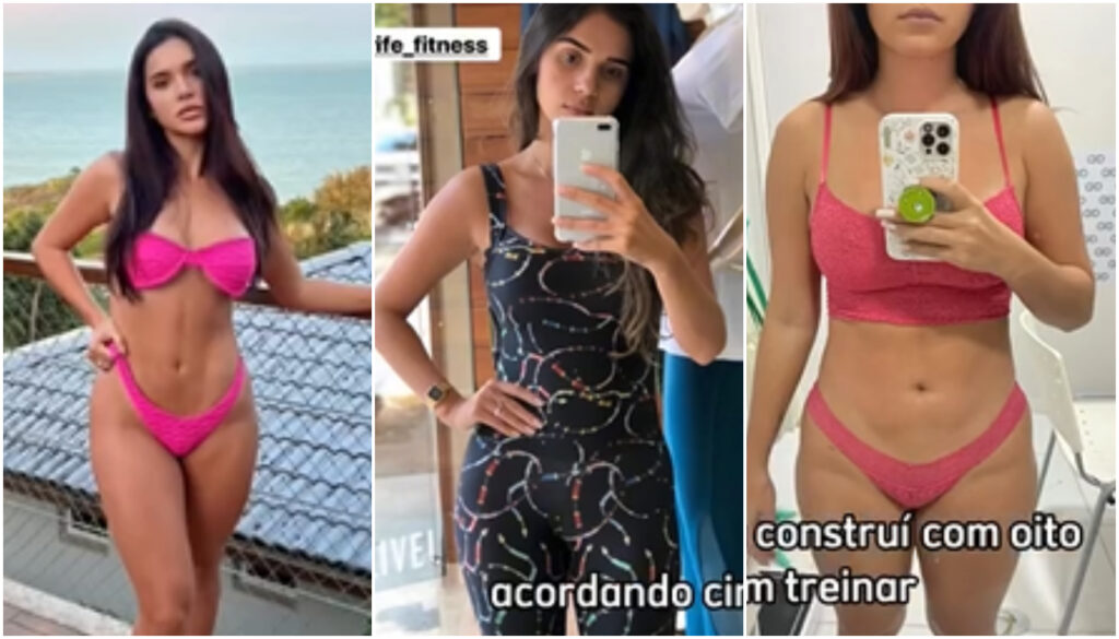 Fases do corpo de Gizelly Bicalho