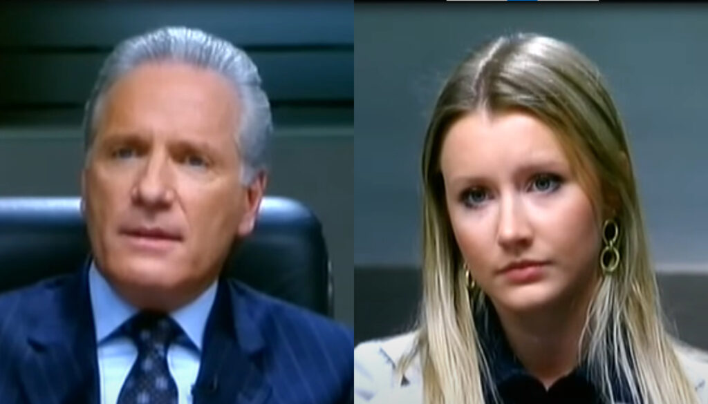 Roberto Justus e Ana Paula Siebert em O Aprendiz, de 2009