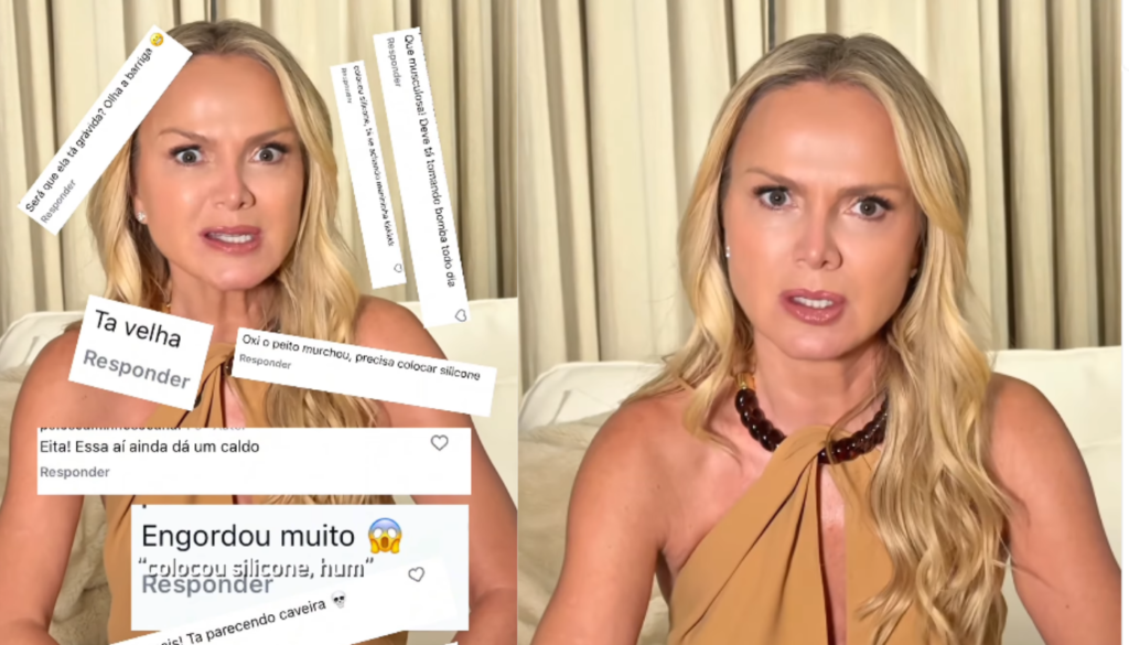 Eliana expõe críticas.(Créditos: Reprodução / @eliana)
