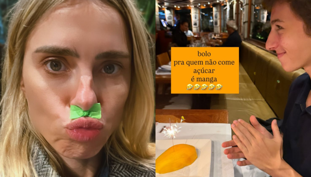 Carolina Dieckmann no aniversário do filho caçula. (Créditos: Reprodução / @loracarola)