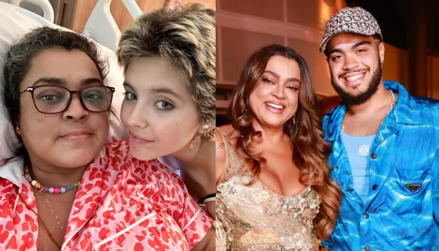 Pretal Gil, sobrinha e filho. (Créditos: Reprodução / @pretagil)