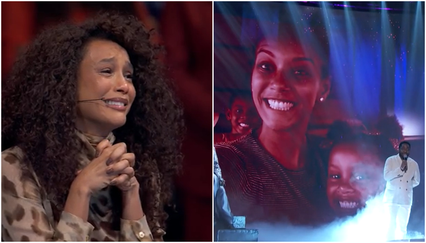 Taís Araujo se emociona com homenagem no Domingão com Huck