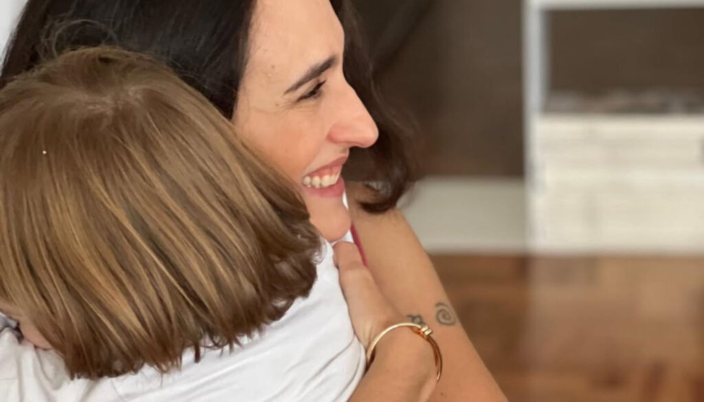 Maria Prata e a filha Dora