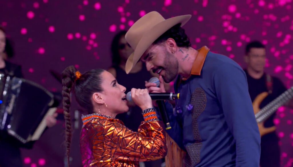 Wanessa Camargo e Luan Pereira se apresentam no Domingão com Huck de 24/08/2025