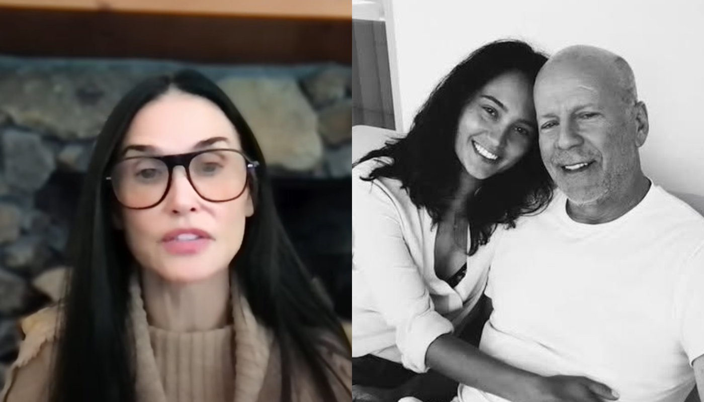 Demi Moore, Emma e Bruce Willis