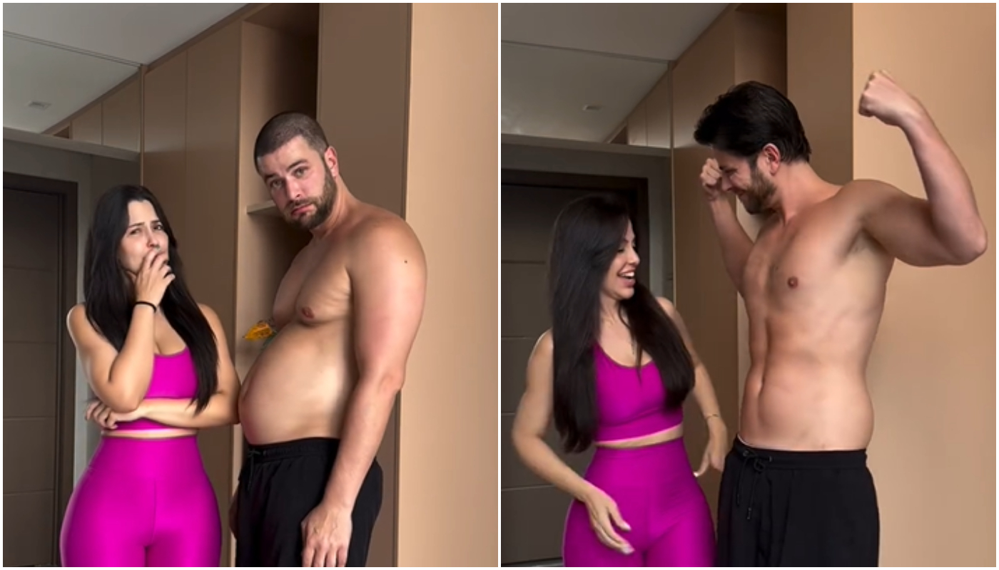 Antes e depois Gustavo Beats