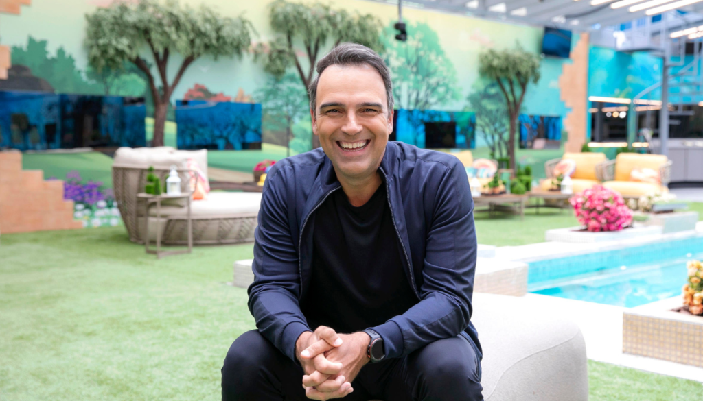 Tadeu Schmidt. (Créditos: Reprodução / Globo / Manoella)