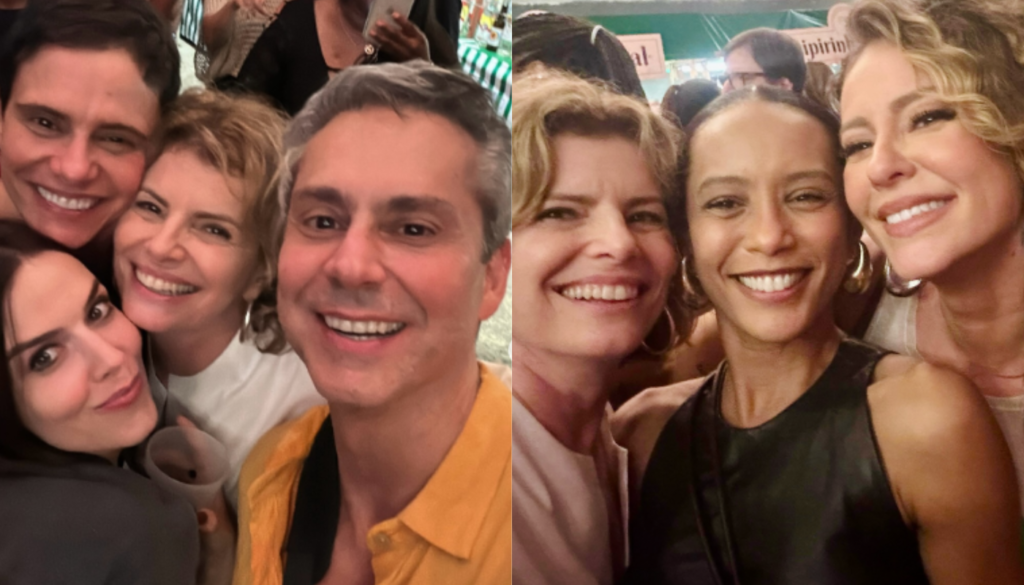 Elenco de "Vale Tudo". (Créditos: Reprodução / @alexandrenero / @deborablochoficial)