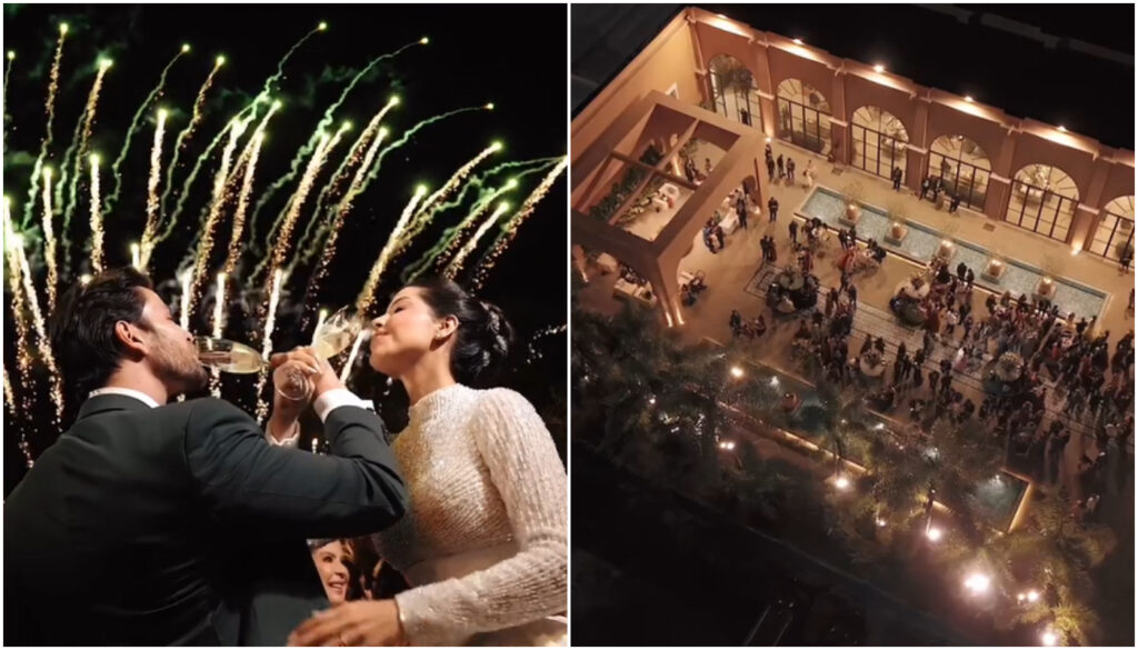 Casamento religioso de Laís Caldas e Gustavo Marsengo em setembro de 2025