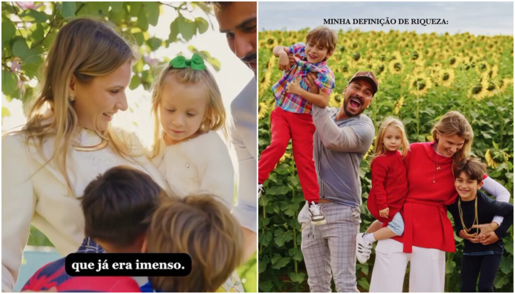 Julio Rocha, Karoline Kleine e filhos