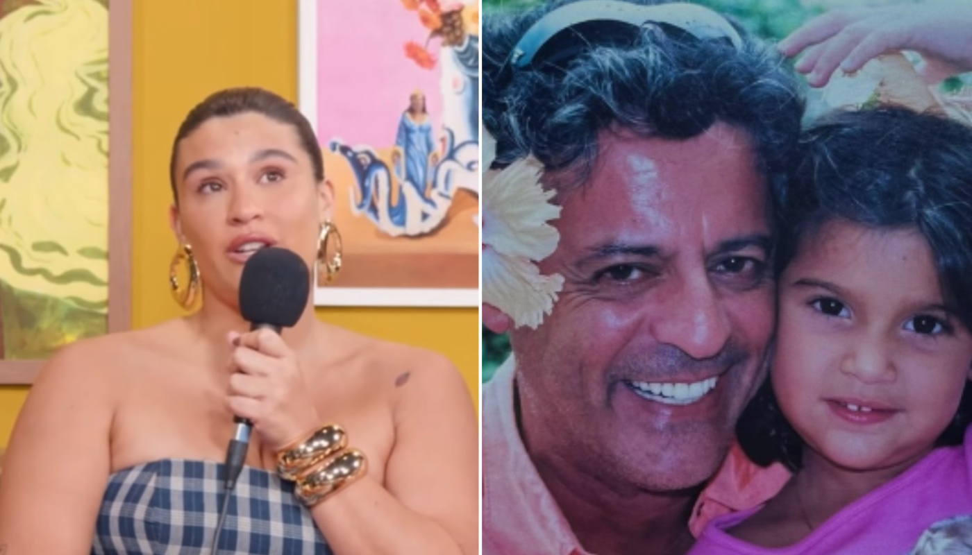 Giulia Costa e Marcos Paulo. (Créditos: Reprodução / YouTube Meu Ritual)