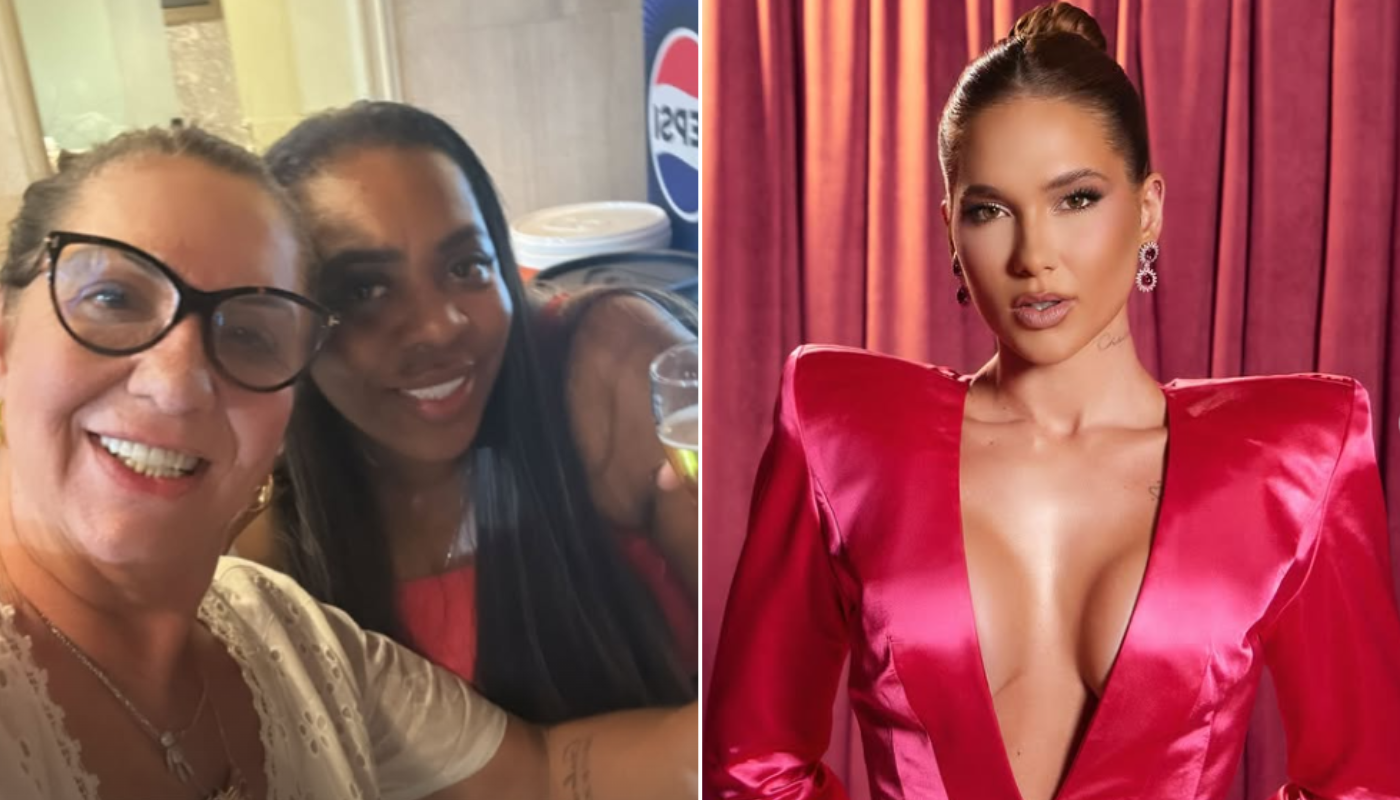 Mãe de Virginia posa com mãe de Vini Jr. e fortalece boatos de namoro da filha com o jogador