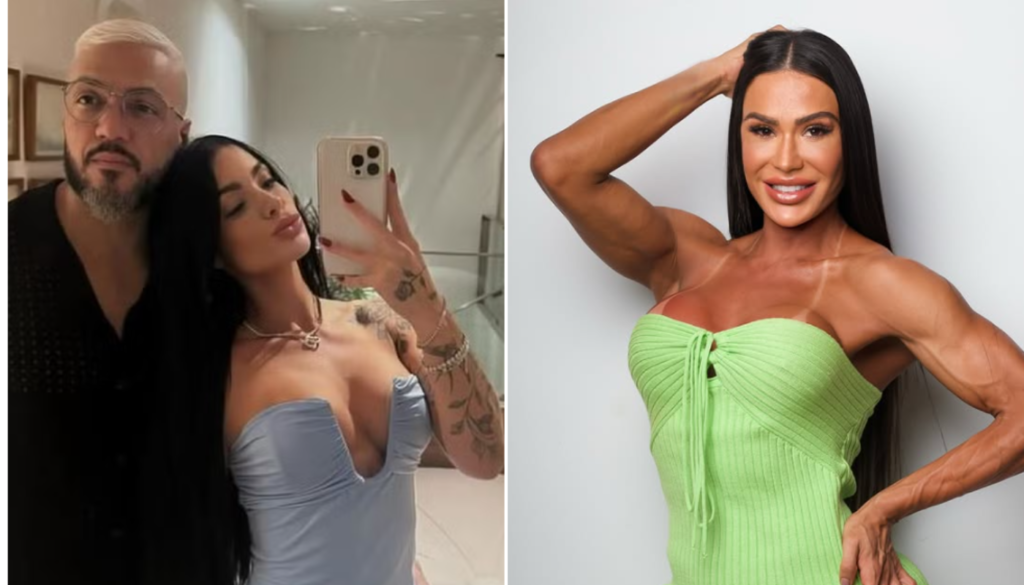 Belo e Rayane Figliuzzi; Gracyanne Barbosa. (Créditos: Reprodução / Instagram @rayfigliuzzi e @graoficial)