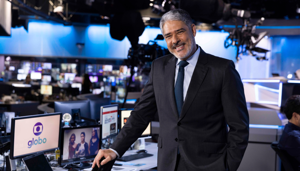 William Bonner. (Créditos: Reprodução / Globo / Victor Pollak)